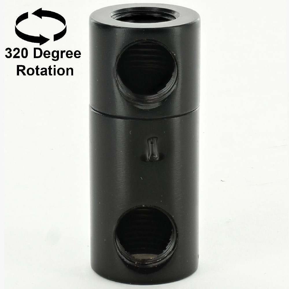 1/8ips Top and Bottom Swing Unit with (2) 1/8ips. Fem Side Holes and