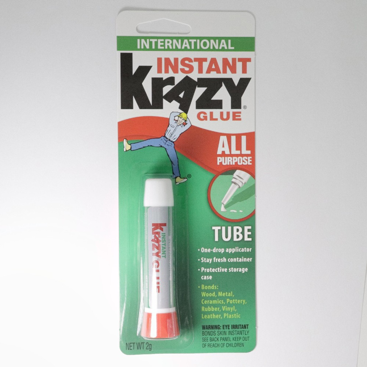 Krazy Glue International Instant Crazy Super All Purpose Tube 2 gram 6  Tubes