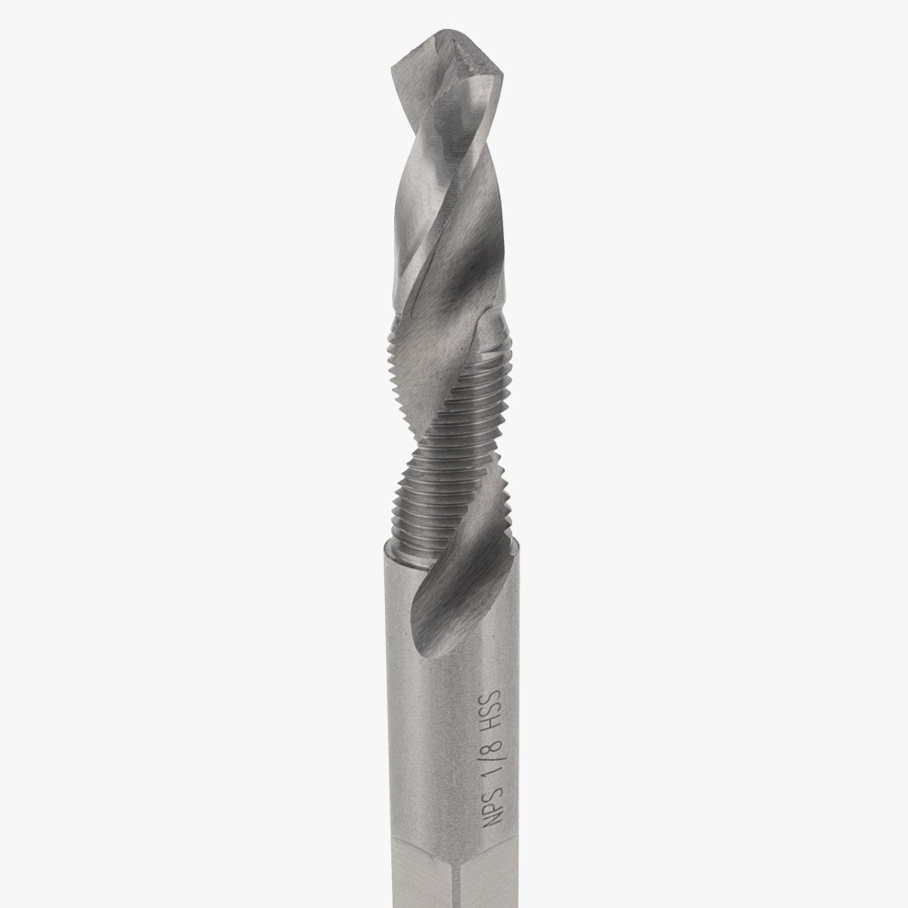 1/8-27 NPS (ips) Combination Drill Tap
