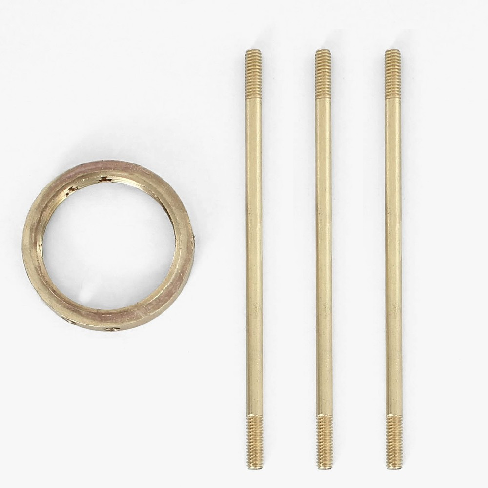 Choose your Rod Length - 3 Spoke Spider Shade Ring with Uno