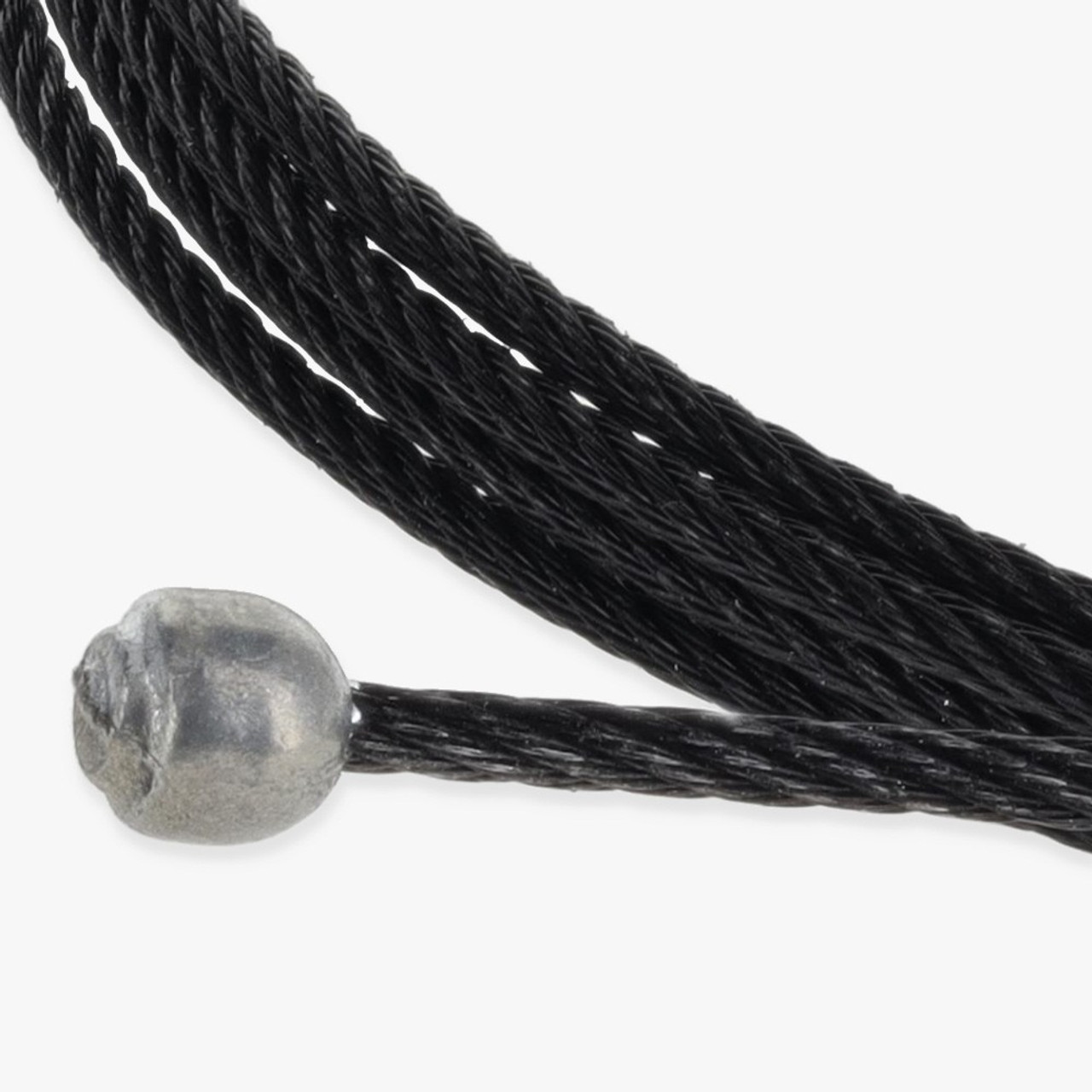 10 Ft Long 1/16in Diameter Steel Wire Rope with Cast Half