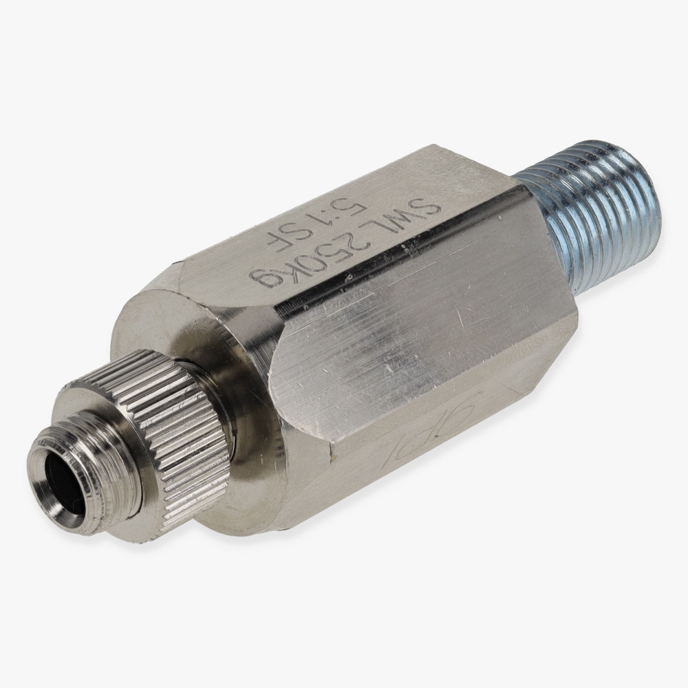 Bottom Exit Hex Cable Gripper for 3/16in Diameter Wire - Polished