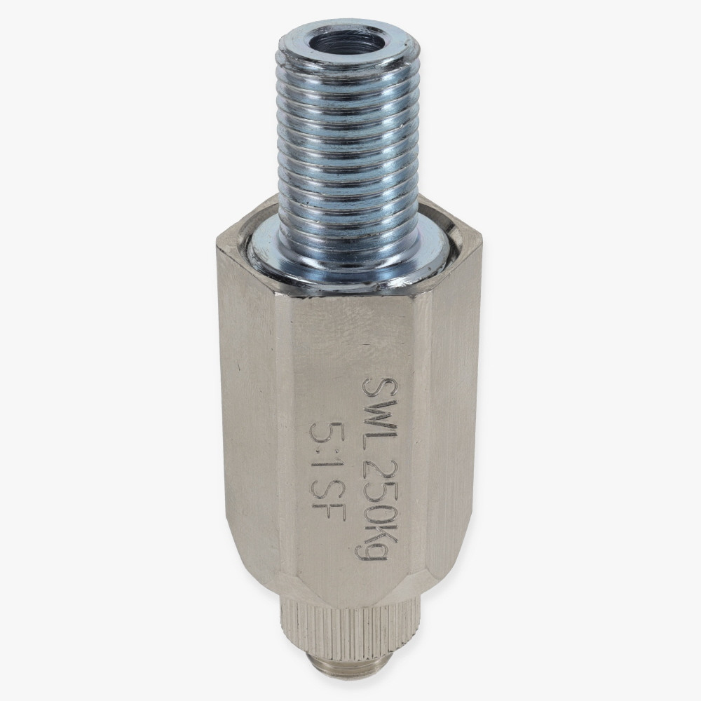 【GCOOP (ジクップ) CareCellve BD EXCHANGE 】 Bottom Exit Hex Cable Gripper for 3/16in Diameter Wire - Polished