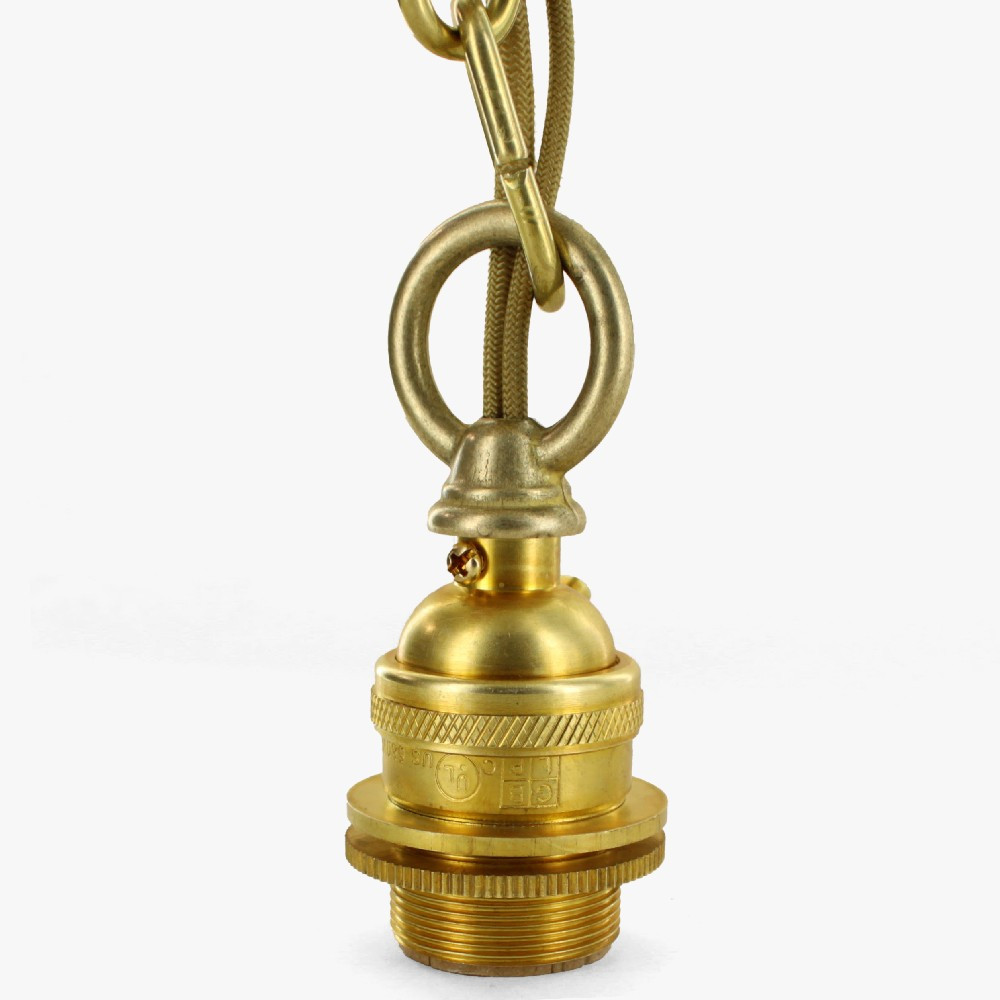 Choose your Color - 1 Yard Chain Pendant UNO Socket Fixture Kit