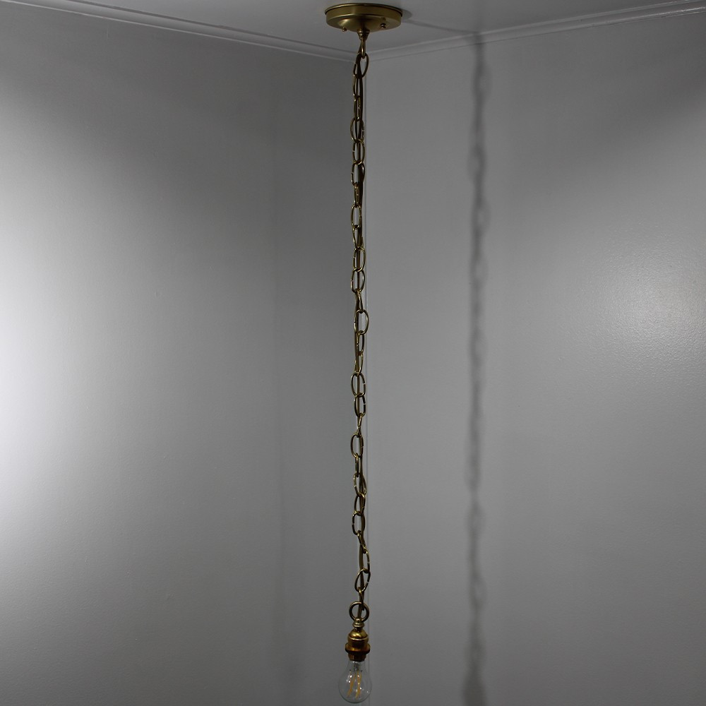 Choose your Color - 1 Yard Chain Pendant UNO Socket Fixture Kit
