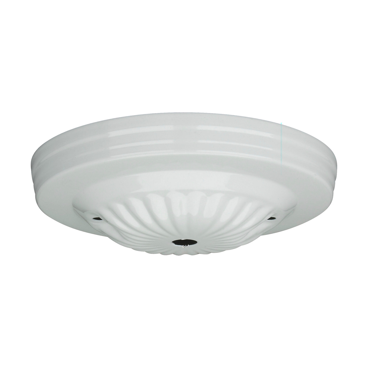 Ribbed Canopy - Canopy Only - White Finish - 5