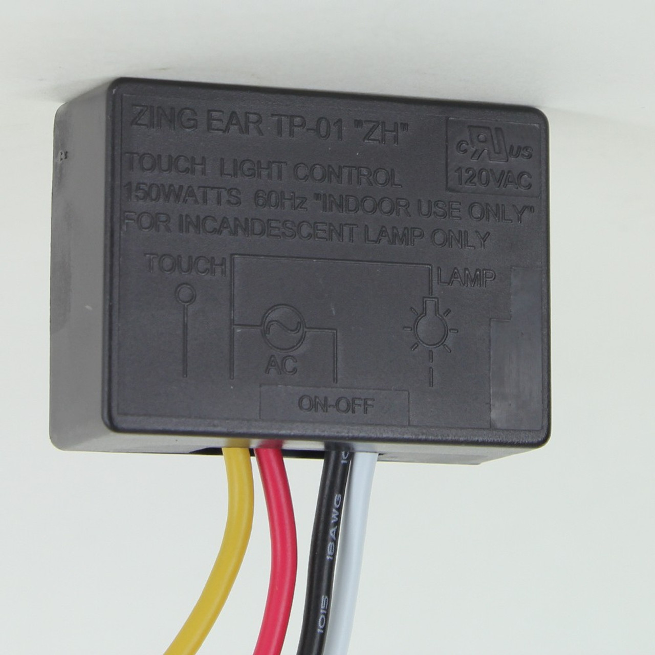 Incandescent / LED Light Touch Lamp Switch Control Power Module Sensor Black