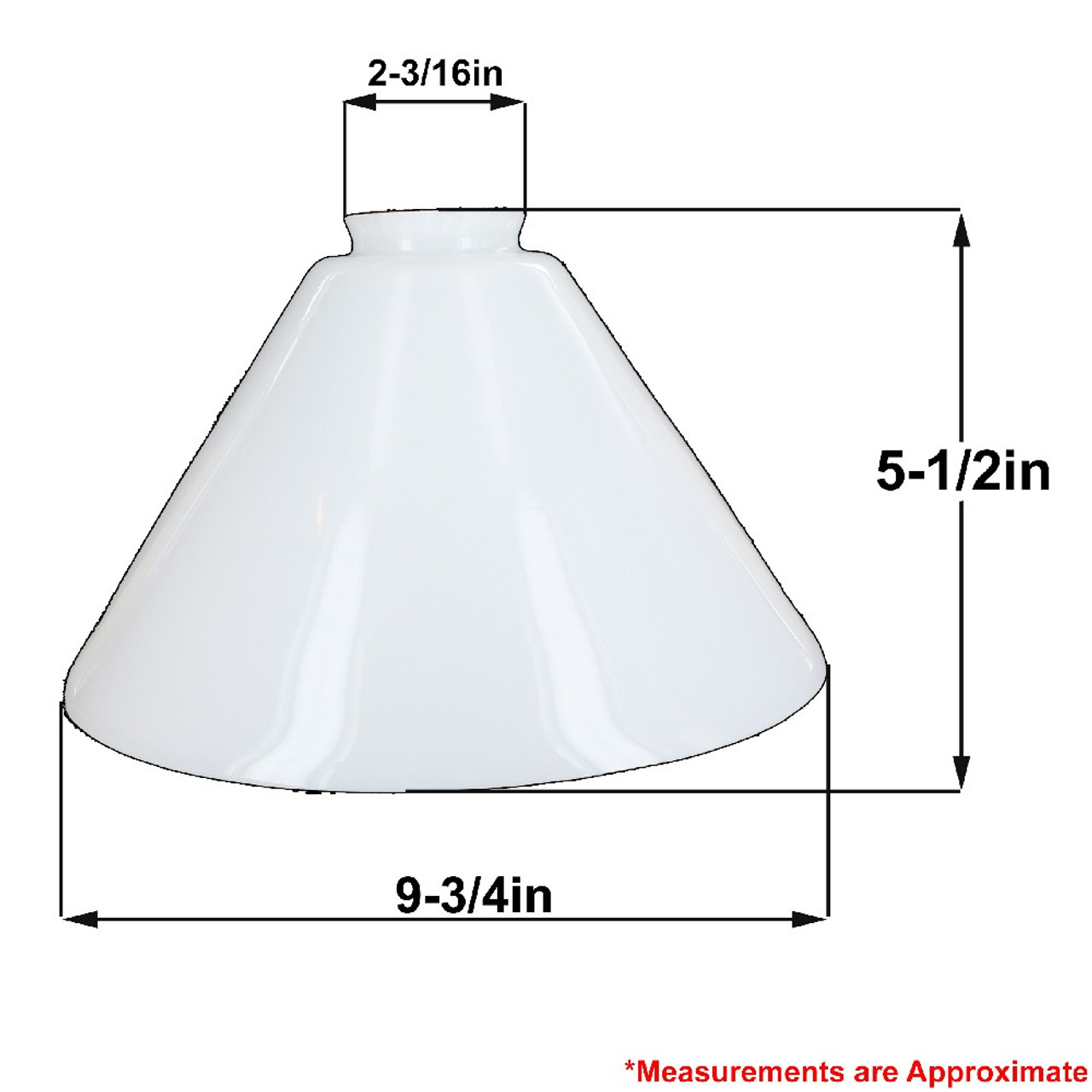 Replacement Cone Shade For Model 6112, 6113 and 16195