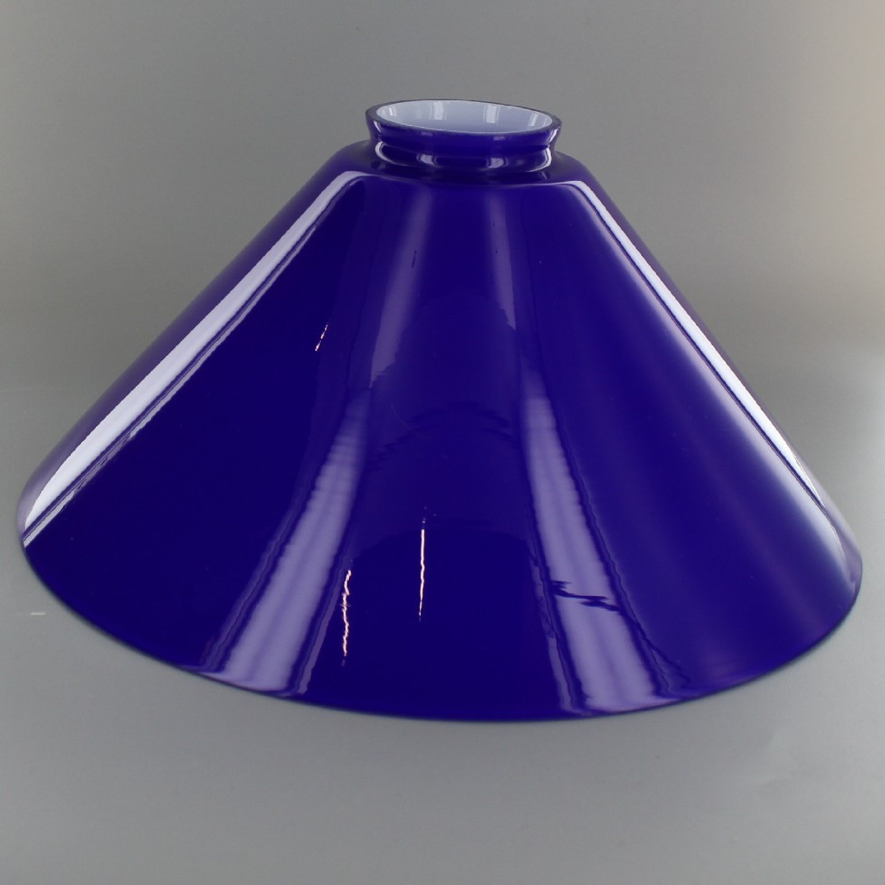 cobalt blue glass shade