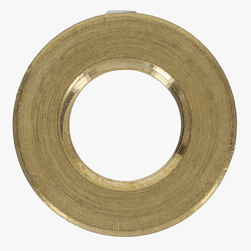 1/8ips - 11/16in Diameter x 1/4in H - Threaded Nut with 8/32 Set