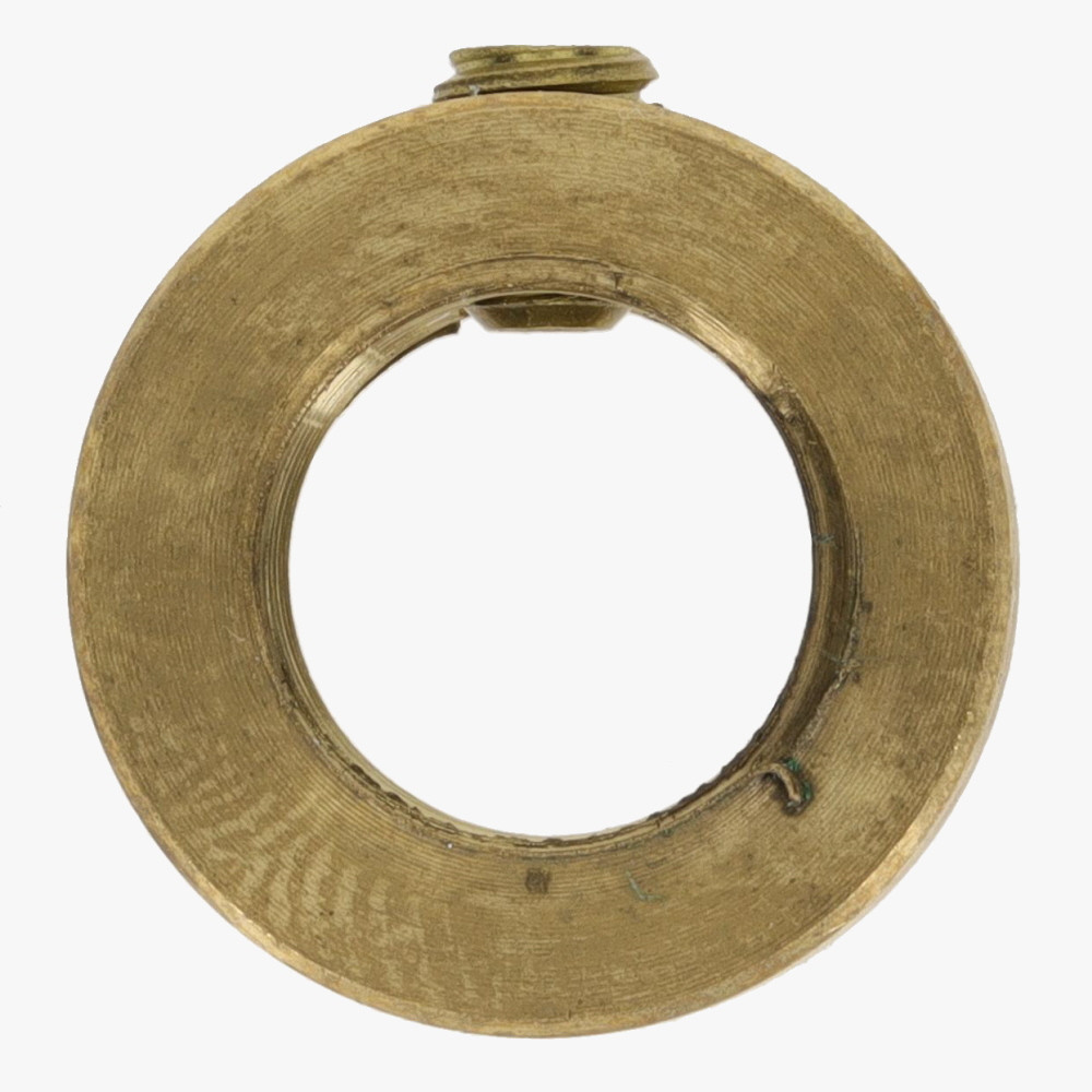 1/8ips - 5/8in Diameter X 1/4in H - Smooth Brass Nut with Locking