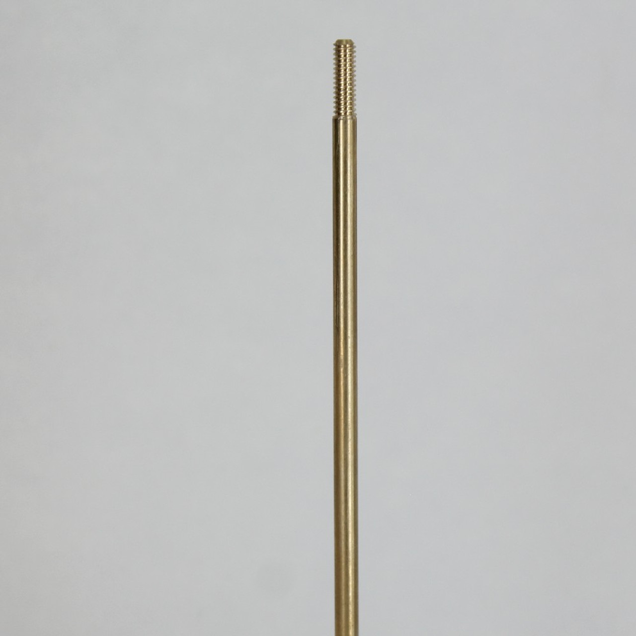 8 in. Long - 8/32 Threaded Brass Rod with 1/2in Long Thread on