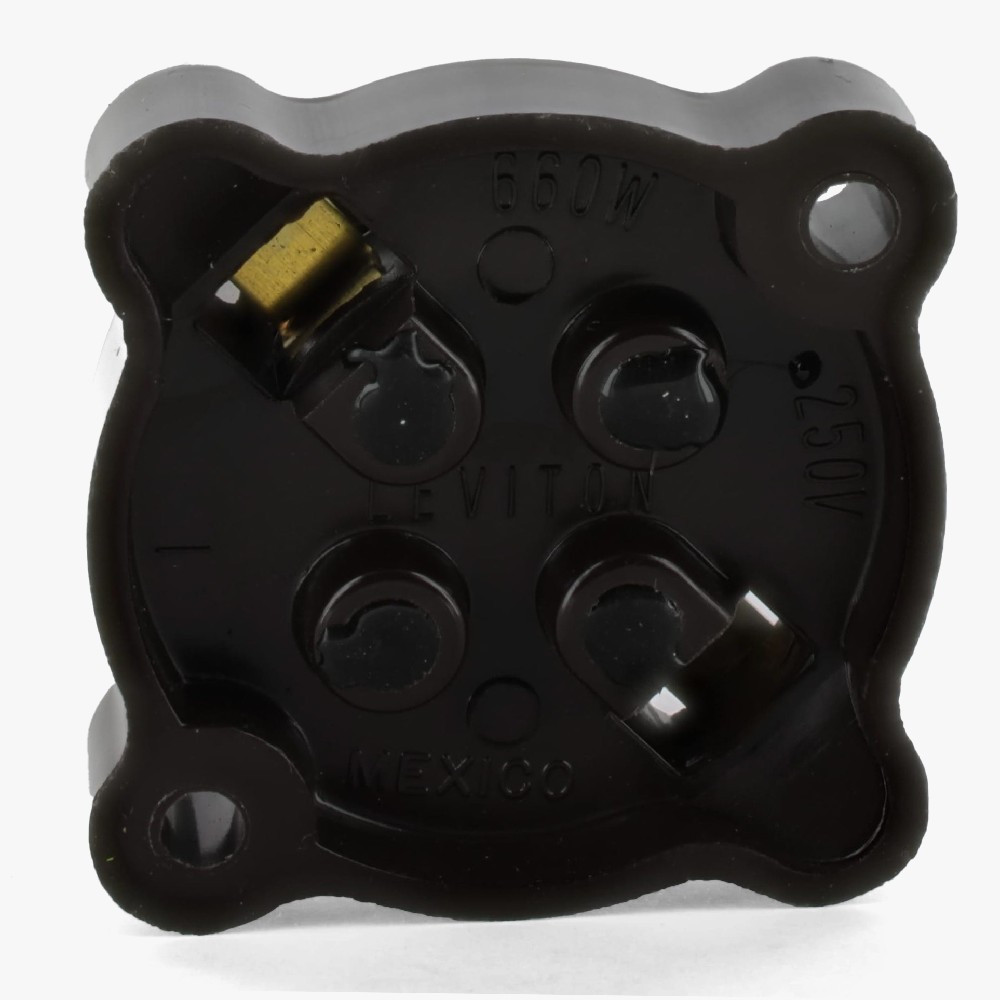 sopo　いす Leviton - E-26 Phenolic Pony Cleat Lamp Socket