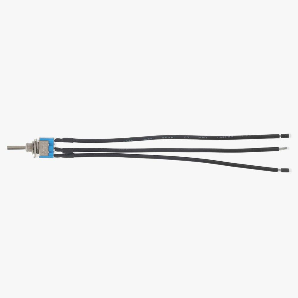 Fixture - Toggle - On-Off-On - SPDT Miniature Switch with Flat