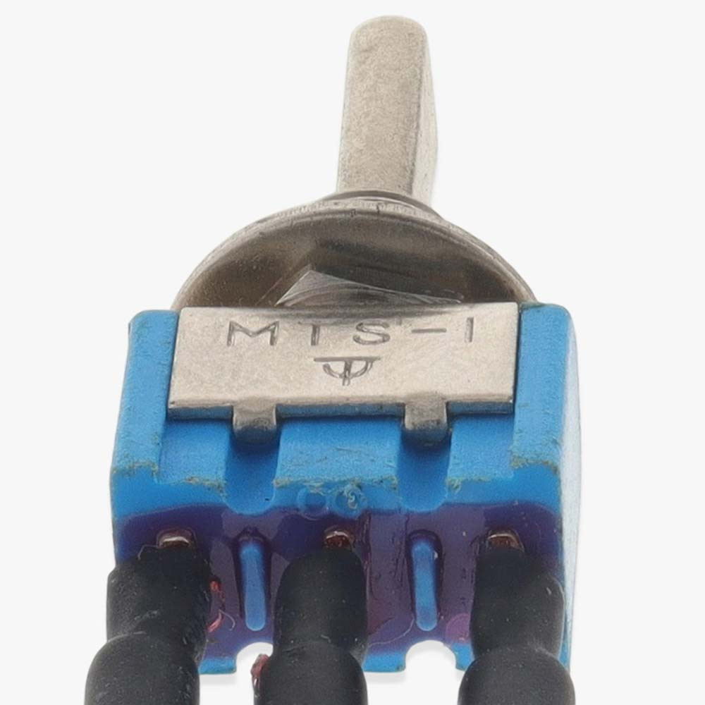 小物 OnOFF Fixture - Toggle - On-Off-On - SPDT Miniature Switch with Flat