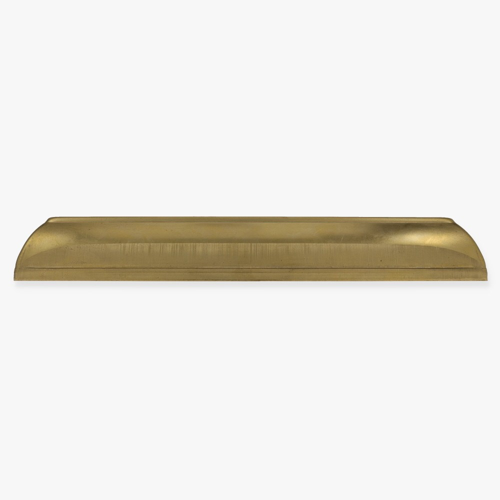 Rectangle Stamped Backplate - Unfinished Brass