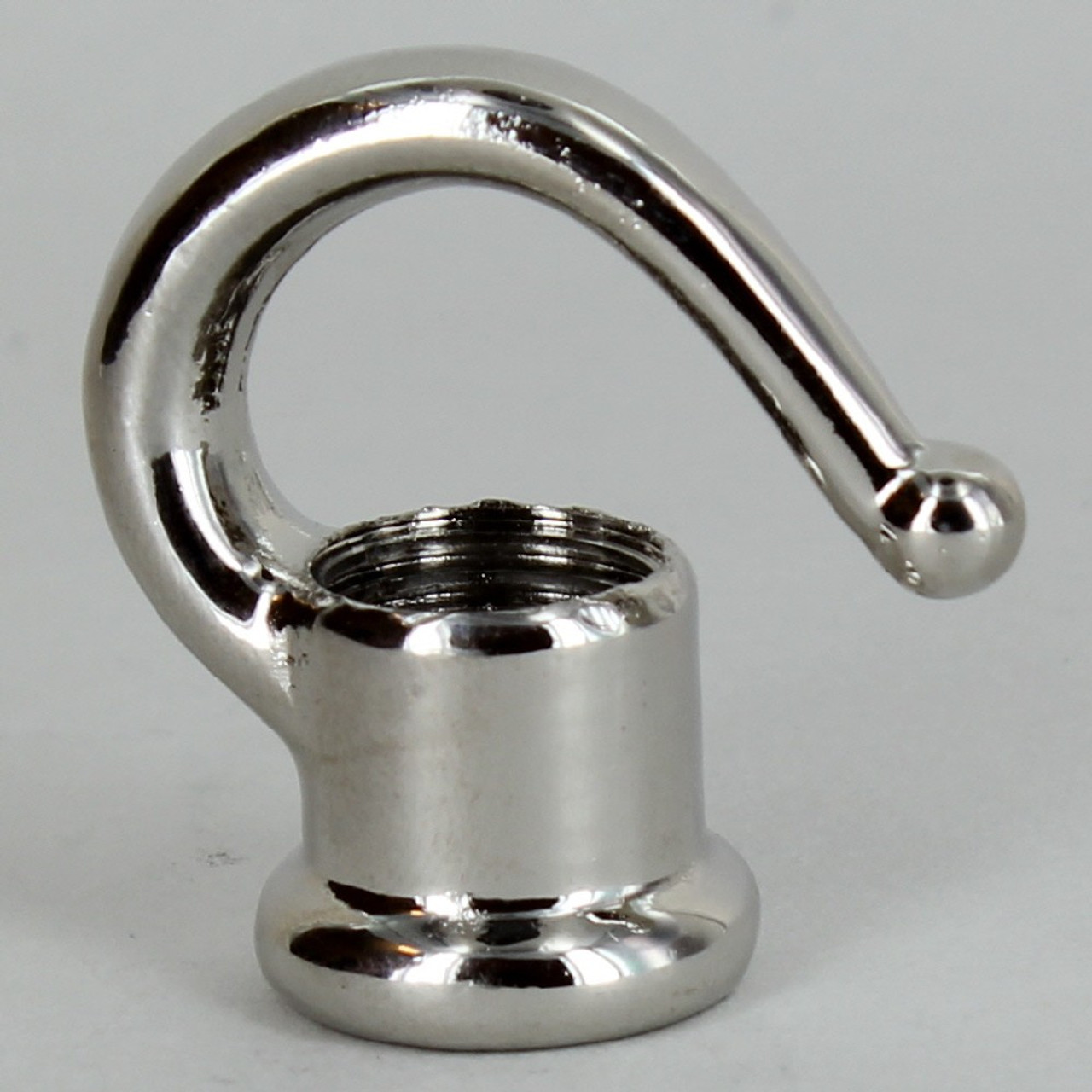 1/4ips. Female Threaded - Hook with Wire Way - Nickel Plated Finish