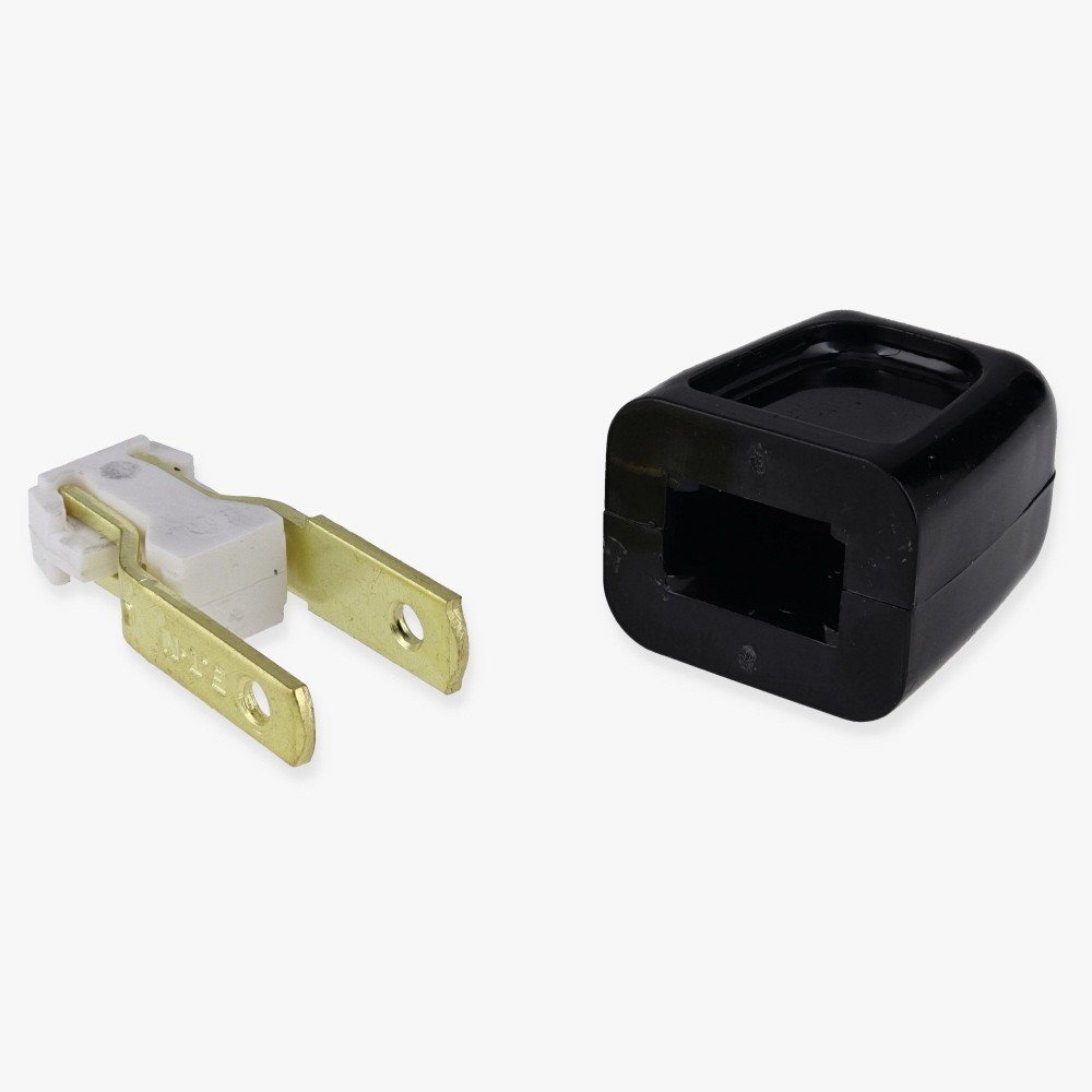 Polarized, Non-Grounding, Easy Install Lamp Plug for 18-2 SPT-1