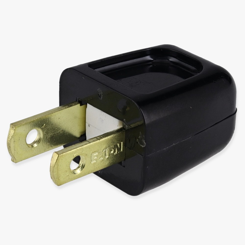 Polarized, Non-Grounding, Easy Install Lamp Plug for 18-2 SPT-1