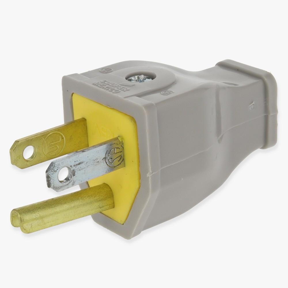 3-Wire Grounded, Impact Resistant, Standard, Thermoplastic