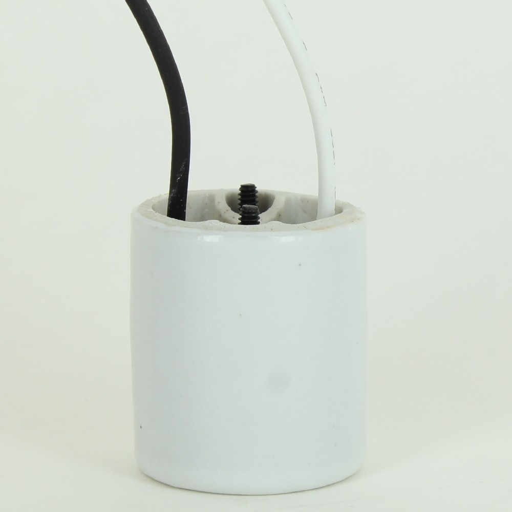 Porcelain Keyless Lamp Socket With Metal Cap – 2 Tall – E26 – Sun Lite 30700J – Lamp Part