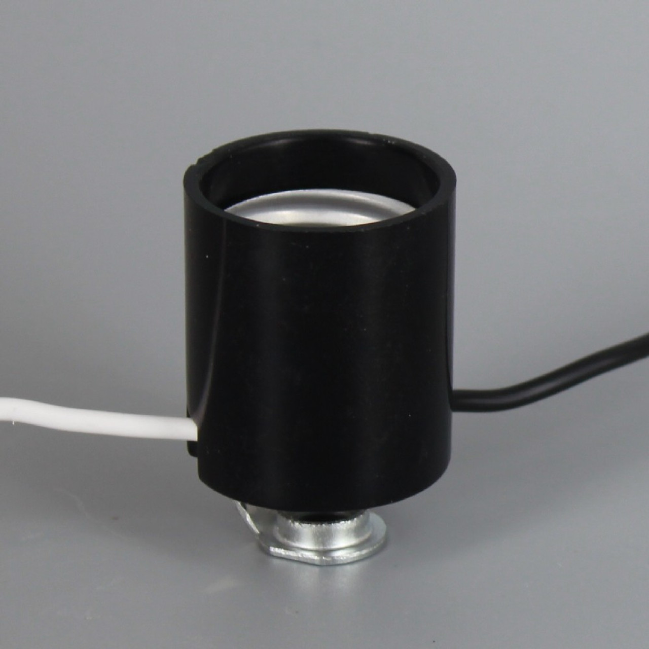 E-26 Medium Base Phenolic Lamp Socket With 1/8ips Threaded Hickey ...