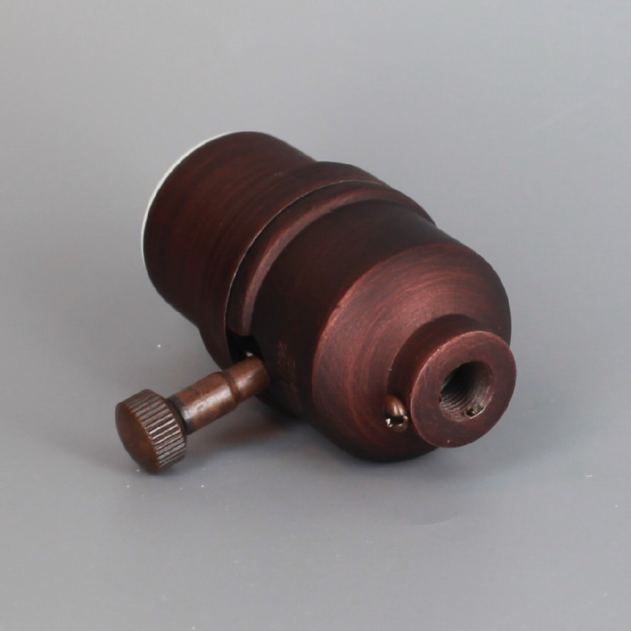 Turn Knob Socket Lamp Holder Part Switch 250W/250V Oil Rubbed Bronze 