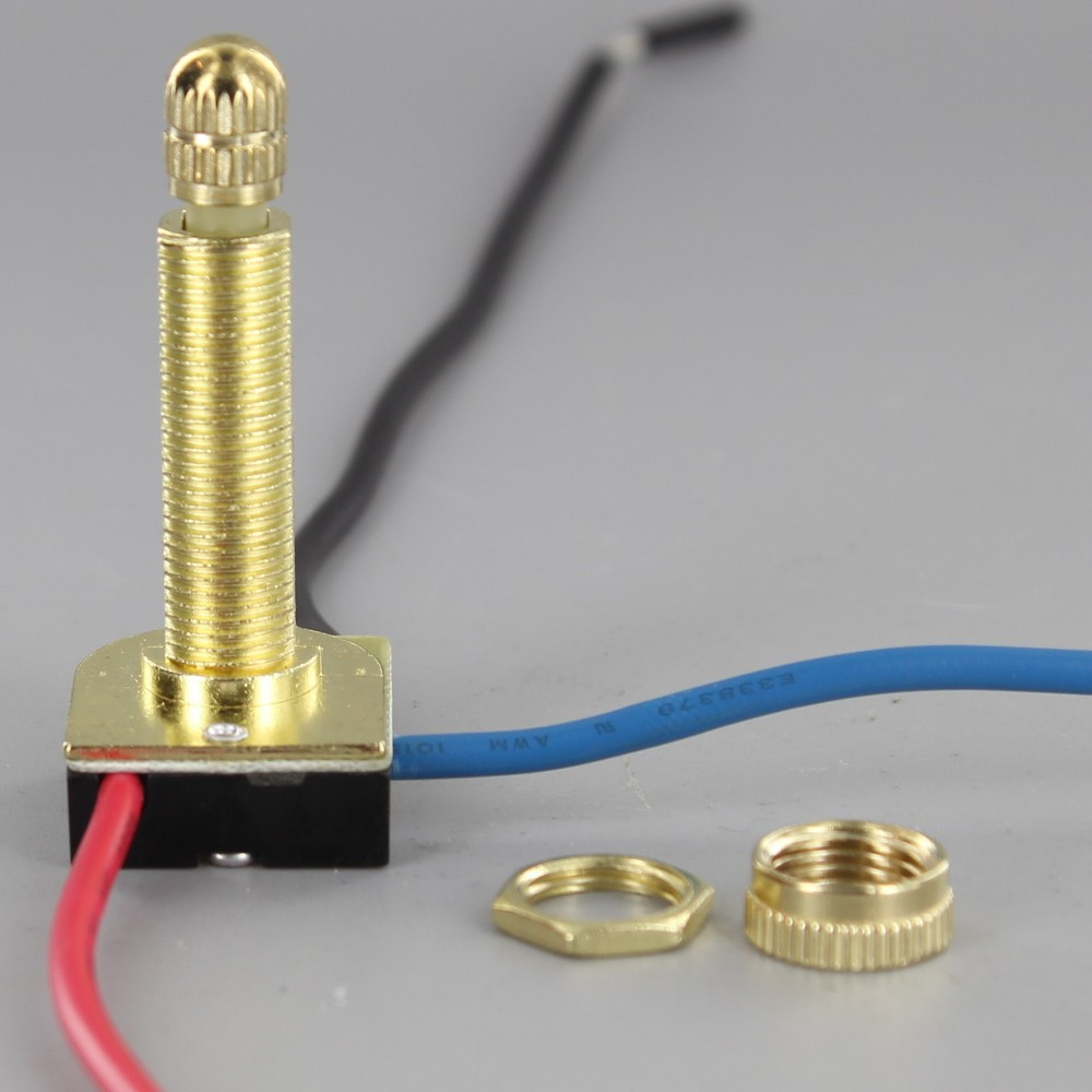 1-1/8in Shank Two-circuit Four-position 3-Way Rotary Switch