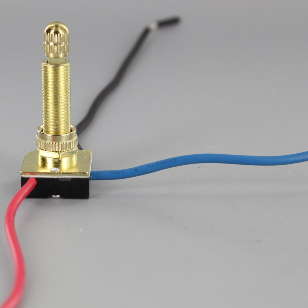 1-1/8in Shank Two-circuit Four-position 3-Way Rotary Switch