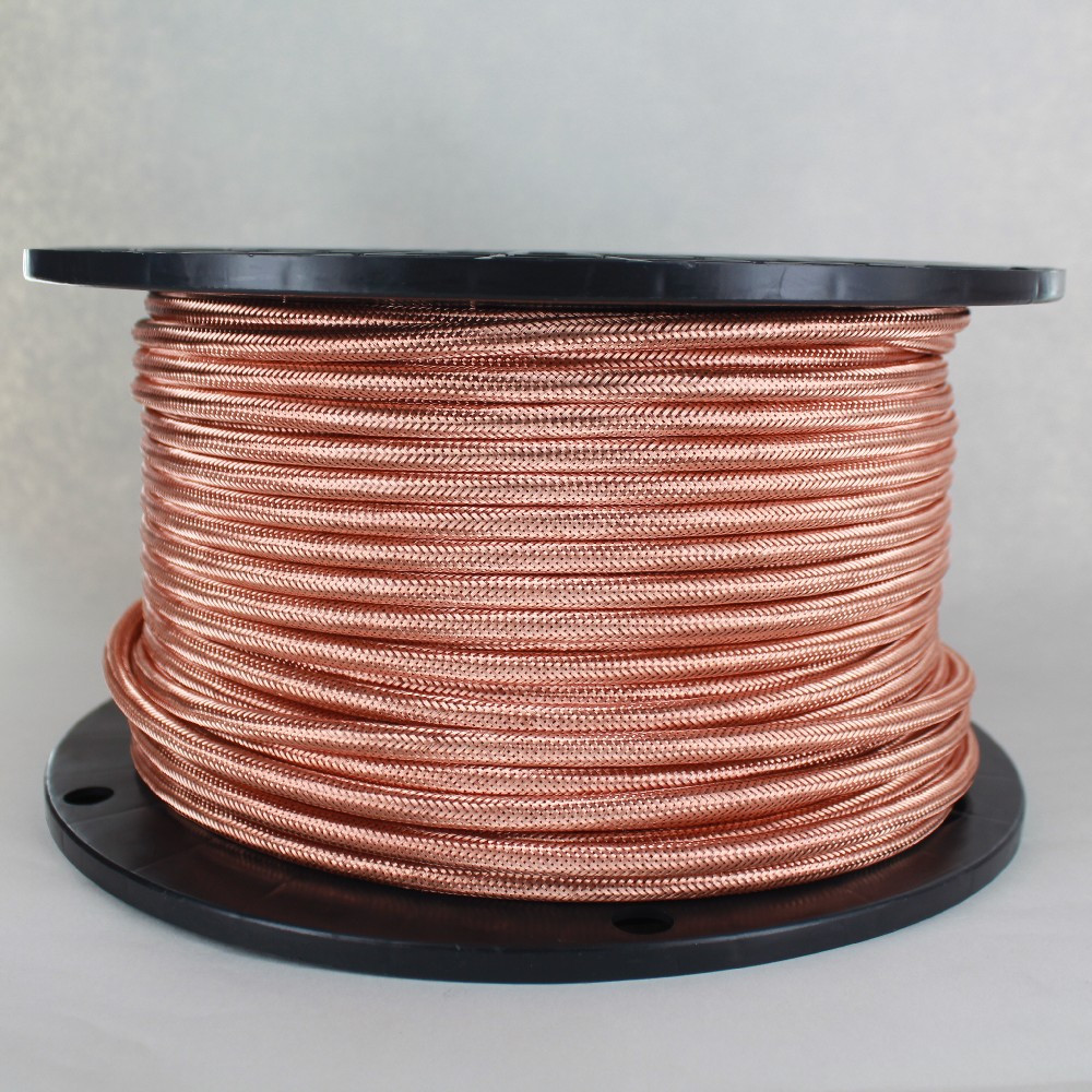 18/3 SVT cable 3x 18 AWG T105C + screening in Natural Red Copper