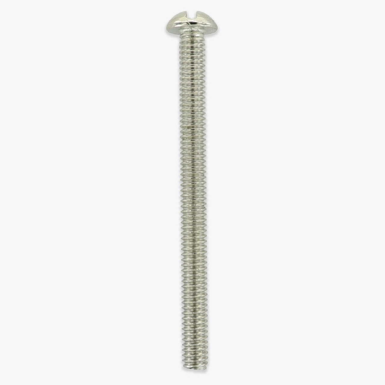 8/32 Thread - 2in. Long - Slotted Round Head Steel Screw