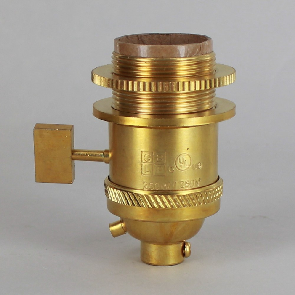 Unfinished Brass Uno Threaded Single Turn Square Key Socket Includes ...