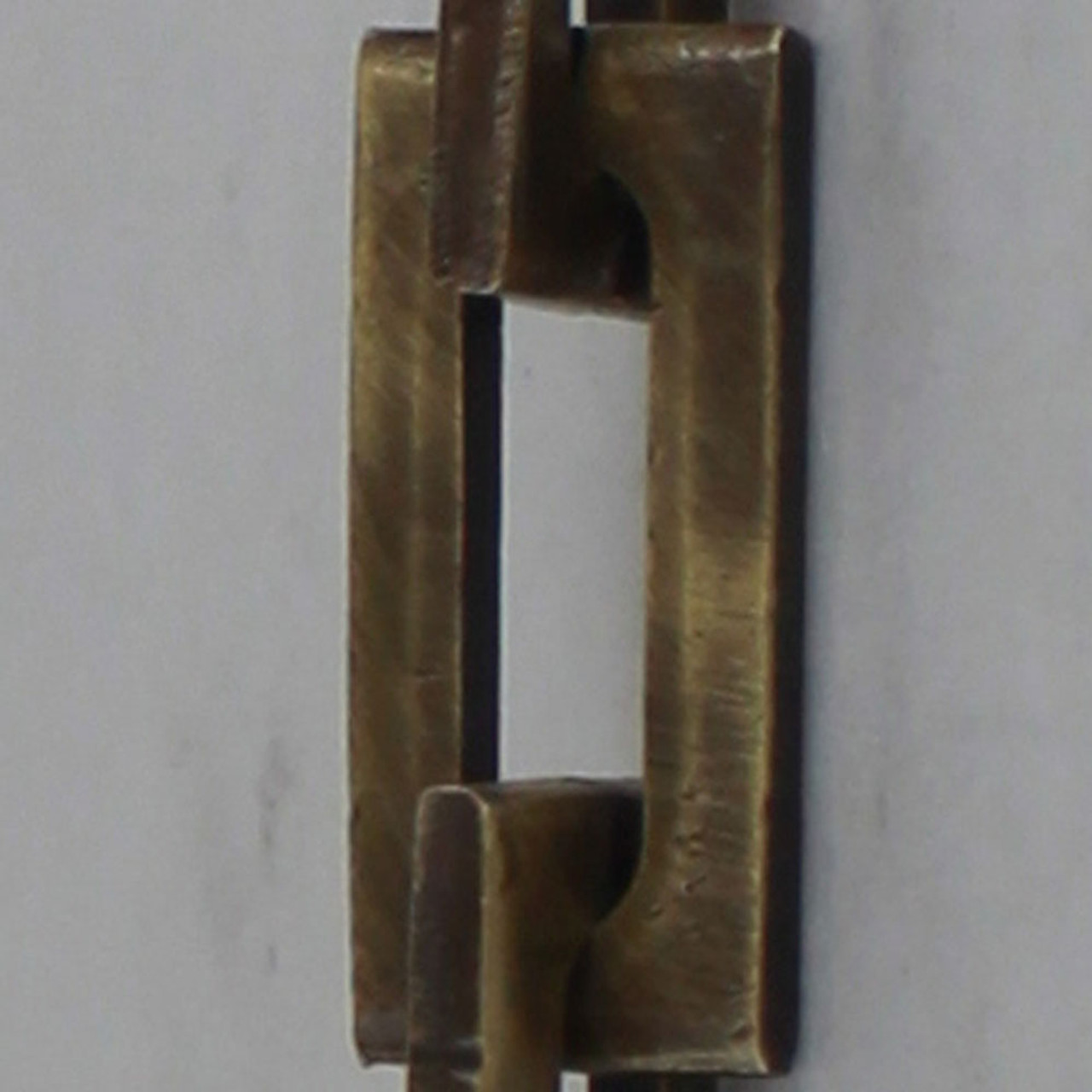 Solid Brass Rectangular Fixture Chain - Unfinished