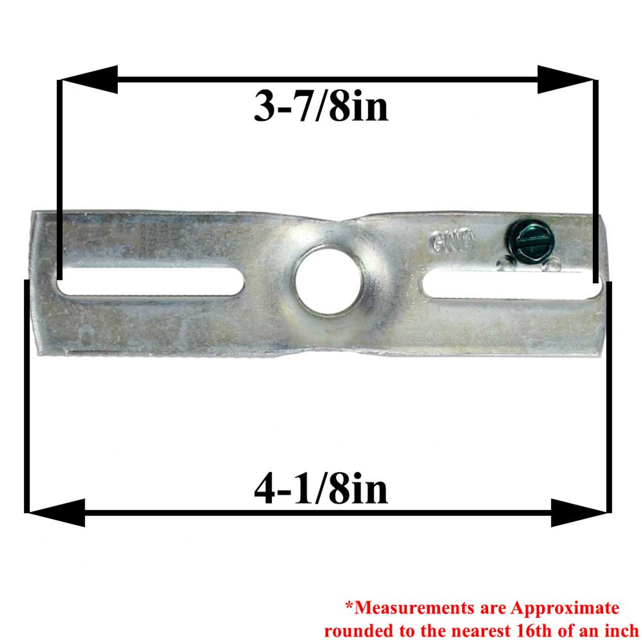 1/4ips. X 11 Gauge Heavy Duty Cross Bar - Zinc Plated with 8/32 Ground Screw