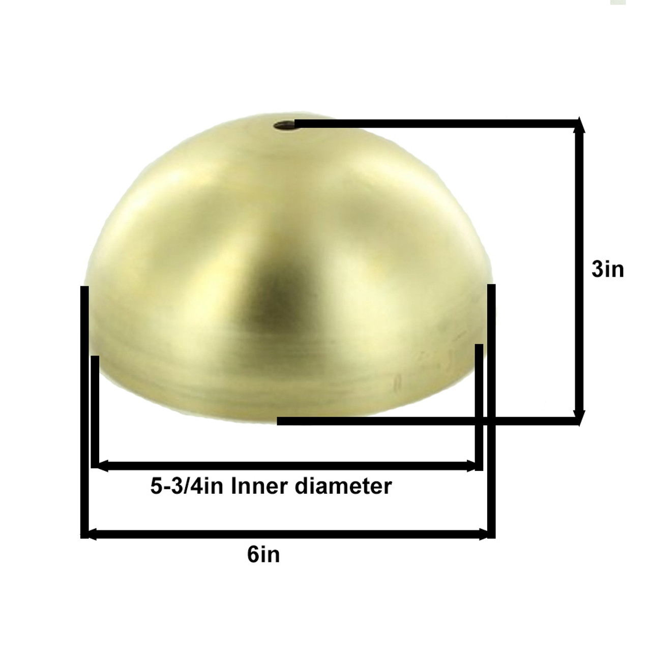 Half-Dome Brass Buttons