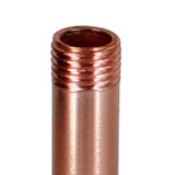 1/4IPS Male Threaded Polished Copper Pipe