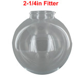 2-1/4in Fitter Glass Globes