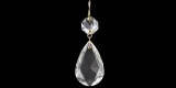 Crystal Pear Drop Pendants