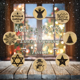 ​Brighten Up the Season with Holiday-Themed Laser Engraved Finials