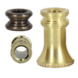 7/8 Inch Turned Brass Neck Slips 1/4IP (21153U) - Antique Lamp