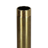 3/8IPS Unfinished Brass Pipe Threaded 1/4in Long