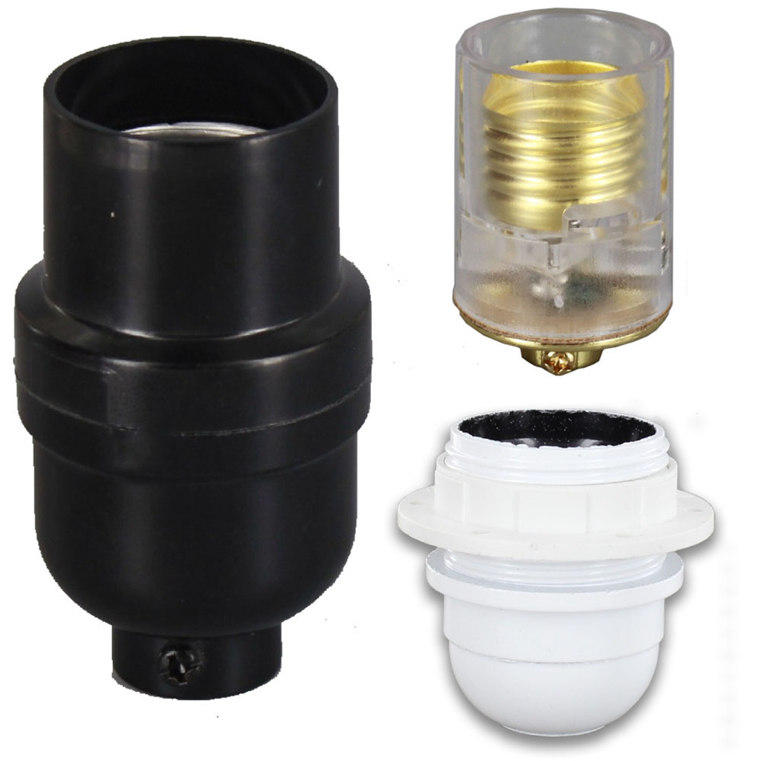 E26 Phenolic Plastic Lamp and Lighting Sockets Grand Brass Lamp Parts