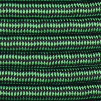 18/3 SVT-B Black/Neon Diamond Pattern Nylon Fabric Cloth Covered Pendant And Table Lamp Wire