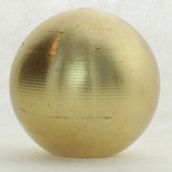 7/8in. Diameter Solid Brass Ball with 1/4-27 Female Tapped Blind Hole