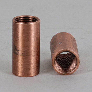 1/8ips Threaded Neck Coupling - Unfinished Copper