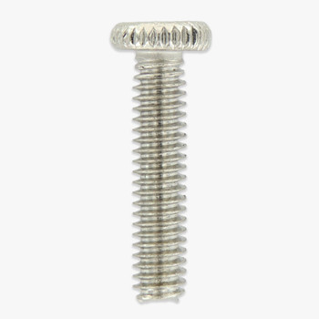 3/4in Long - 8/32 Thread Polished Nickel Finish Thumb Screw