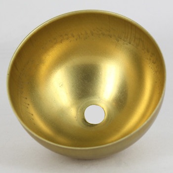 3in. Diameter Half Ball - Inner Piece - 1/8 ips. Slip - Unf. Brass