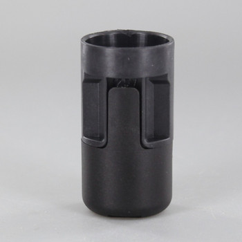 E-12 Thermoplastic Lamp Socket with screw type terminals and 1/8ips Snap-On Plastic Cap