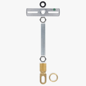 HEAVY DUTY - 1-1/16in Hole Canopy Chain Hanging Cross Bar Set - Unfinished Brass HEAVY DUTY - 1-1/16in Hole Canopy Chain Hanging Cross Bar Set - Unfinished Brass