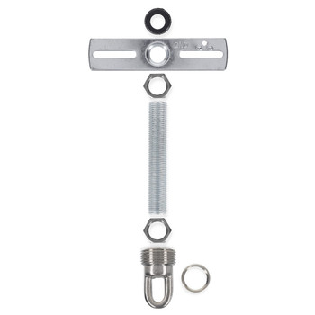 1-1/16in Hole Canopy Chain Hanging Cross Bar Set - Satin Nickel Finish